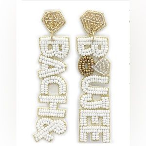 Bachelorette Party gift for the Bride earrings